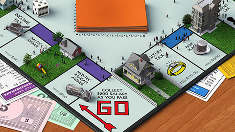 Real Estate is like monopoly in real life