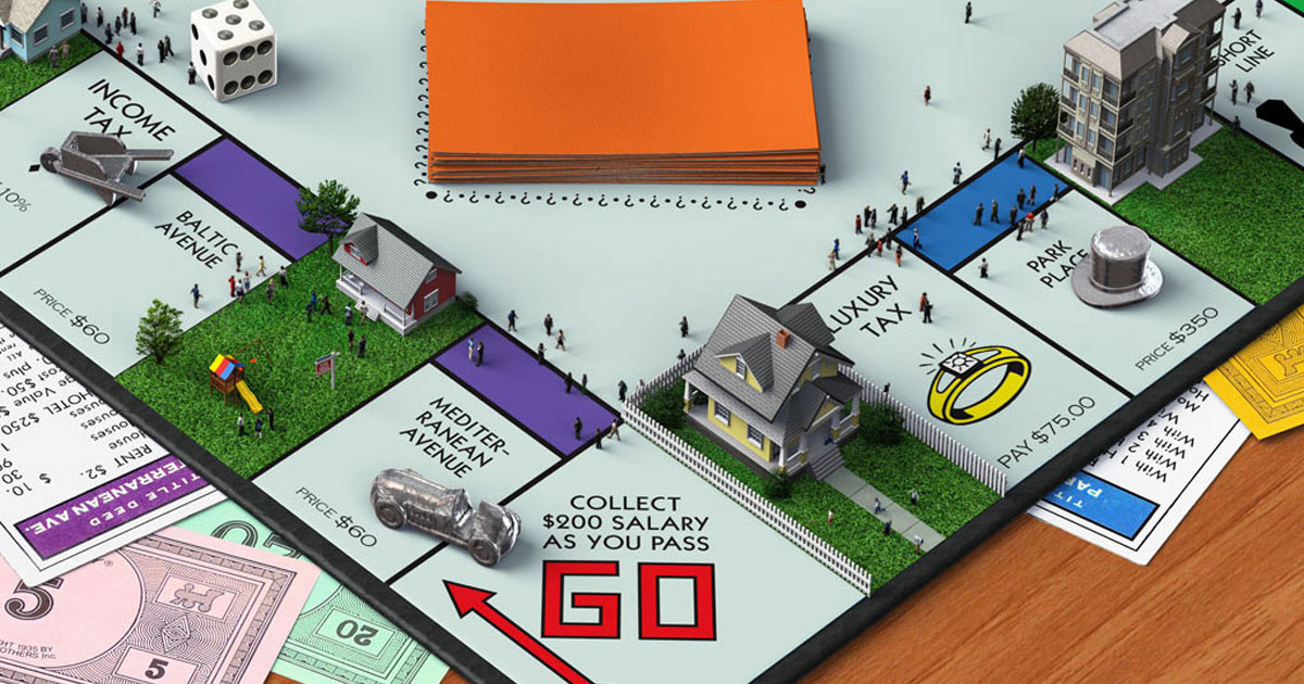 Real Estate is like monopoly in real life